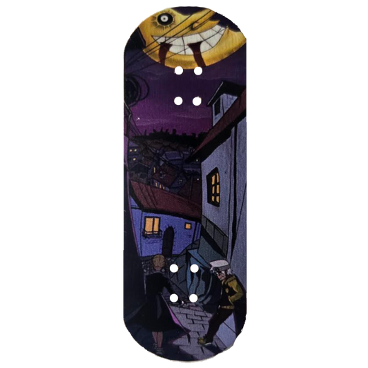 Wooden Fingerboard Deck, "Soul Eater" - 34mm x 97mm