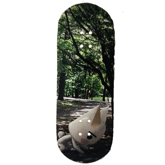 Wooden Fingerboard Deck, "Flowers" - 34mm x 97mm
